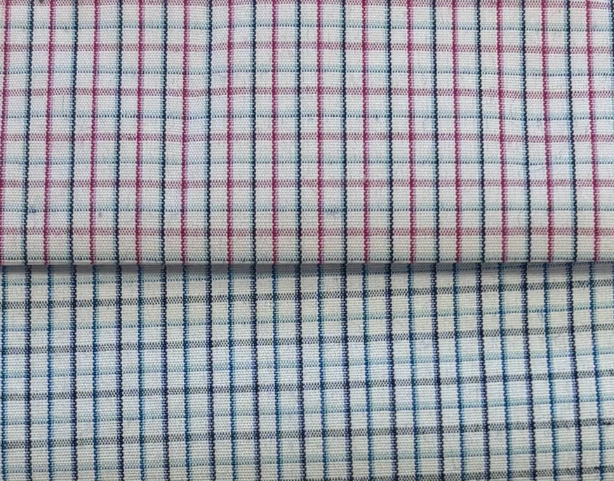 Knitridge® Check Fitted Short Sleeve Shirts - Collection 2