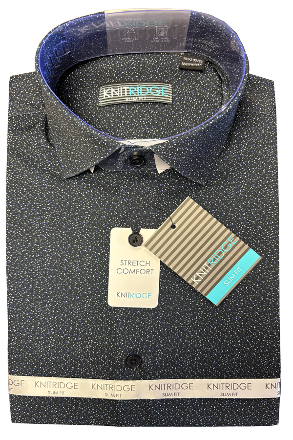 Knitridge® Long Sleeve Slim Fit Print Shirts - Collection 1