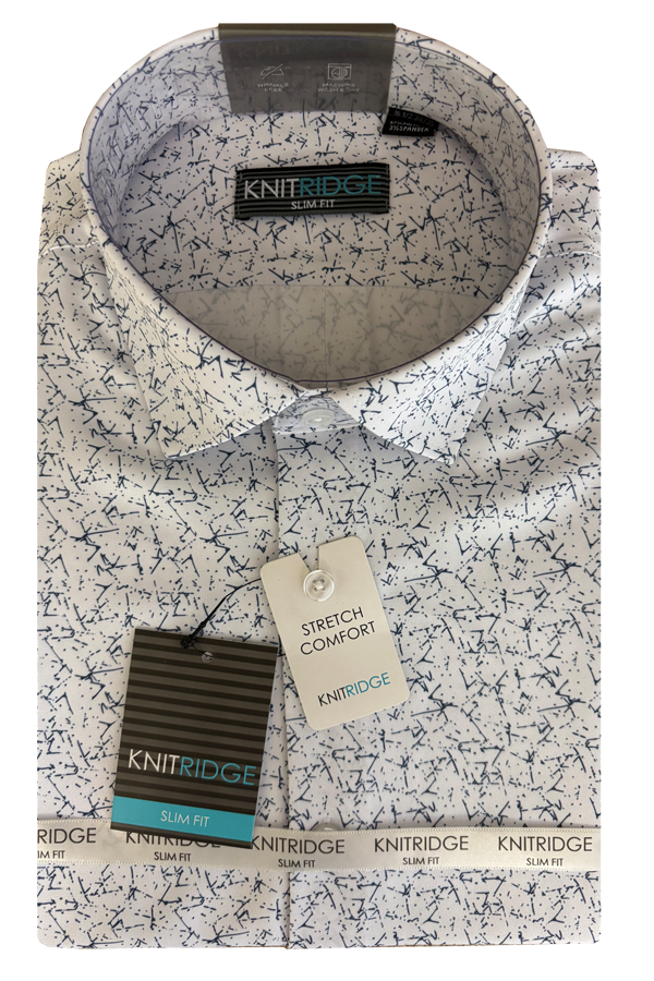 Knitridge® Long Sleeve Slim Fit Print Shirts - Collection 2