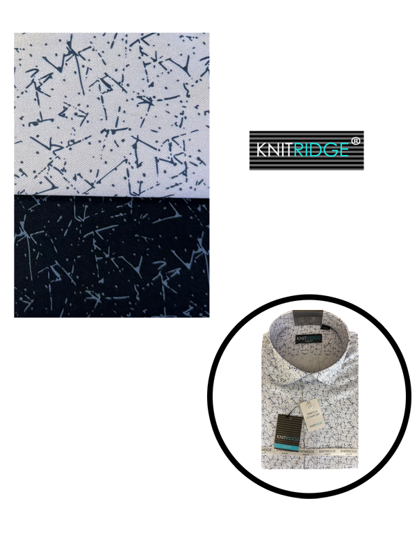 Knitridge® Long Sleeve Slim Fit Print Shirts - Collection 2