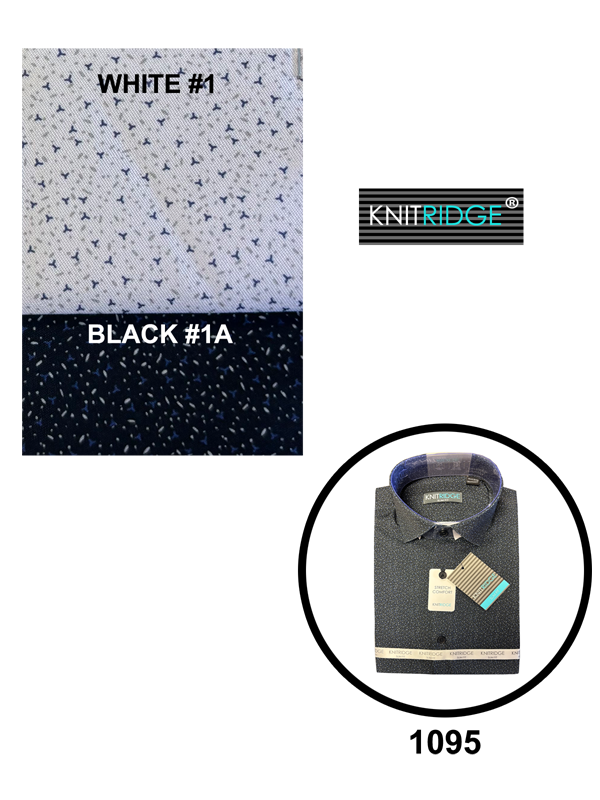 Knitridge® Long Sleeve Slim Fit Print Shirts - Collection 1